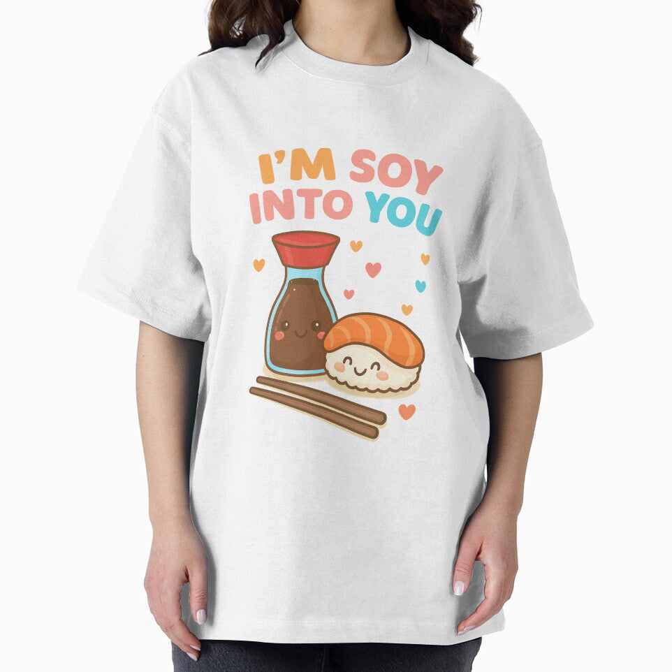 I'm Soy Into You Cute Sushi Love by Lia Vina