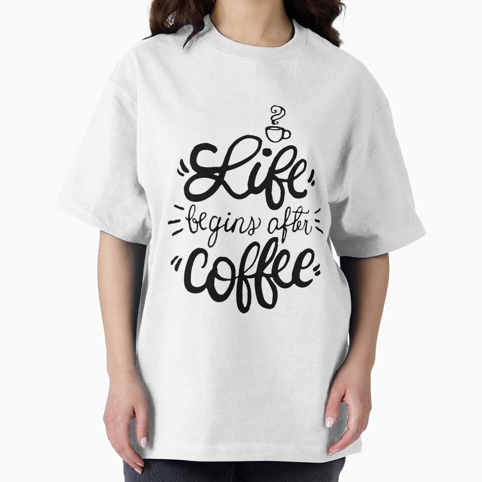 Life Begins After Coffee T-Shirt for Men and Women by AllStarMerch