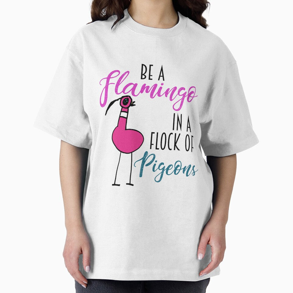 Be A Flamingo in a Flock of Pigeons by AntiJolly