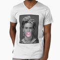 Frida Kahlo Bubble Gum Black & White by dominiccarso