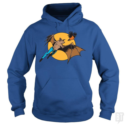 Bat Man and Robin Hoodie