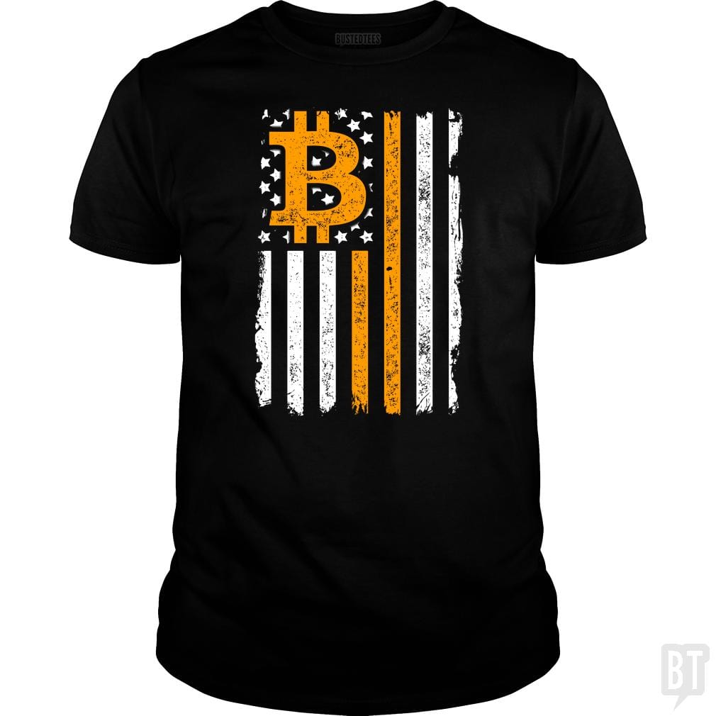Bitcoin US Flag