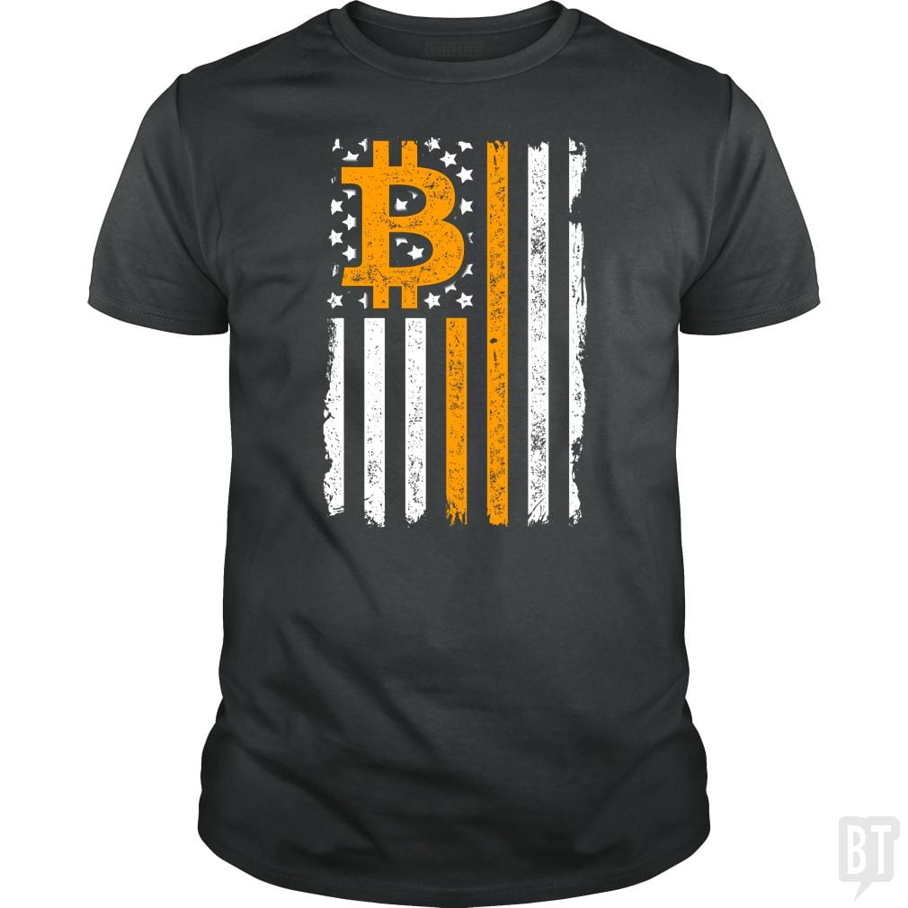 Bitcoin US Flag