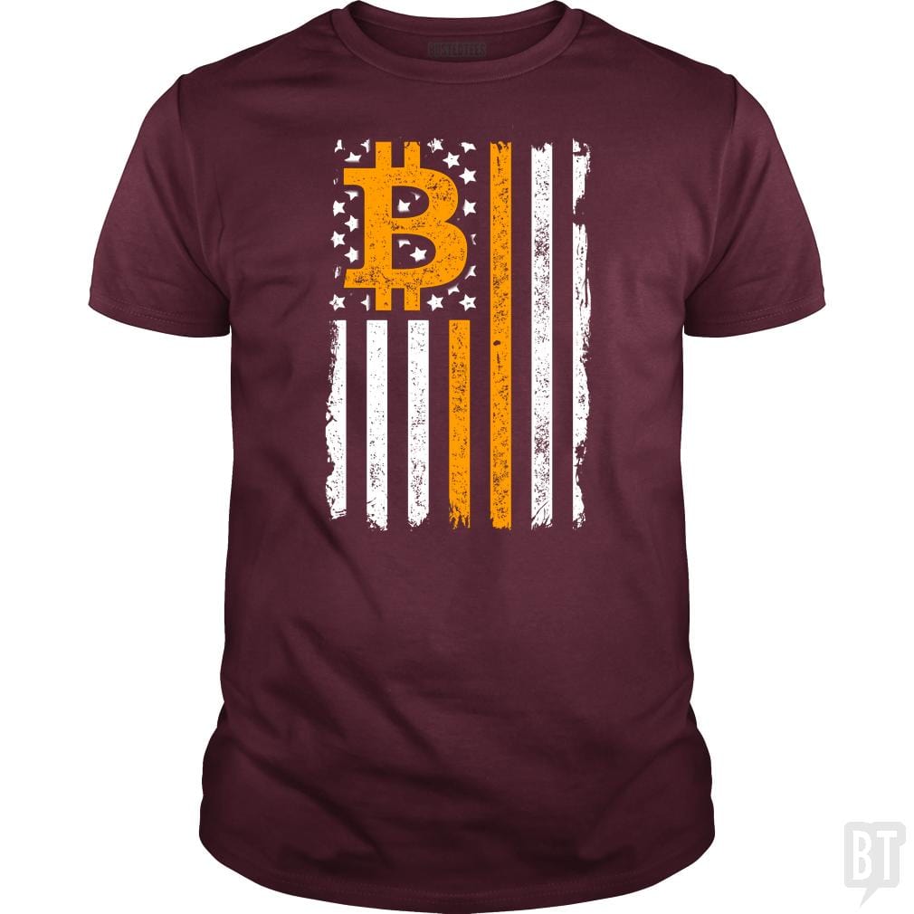 Bitcoin US Flag