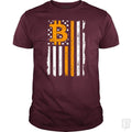 Bitcoin US Flag