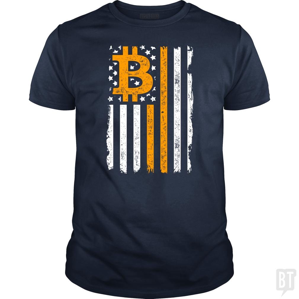 Bitcoin US Flag