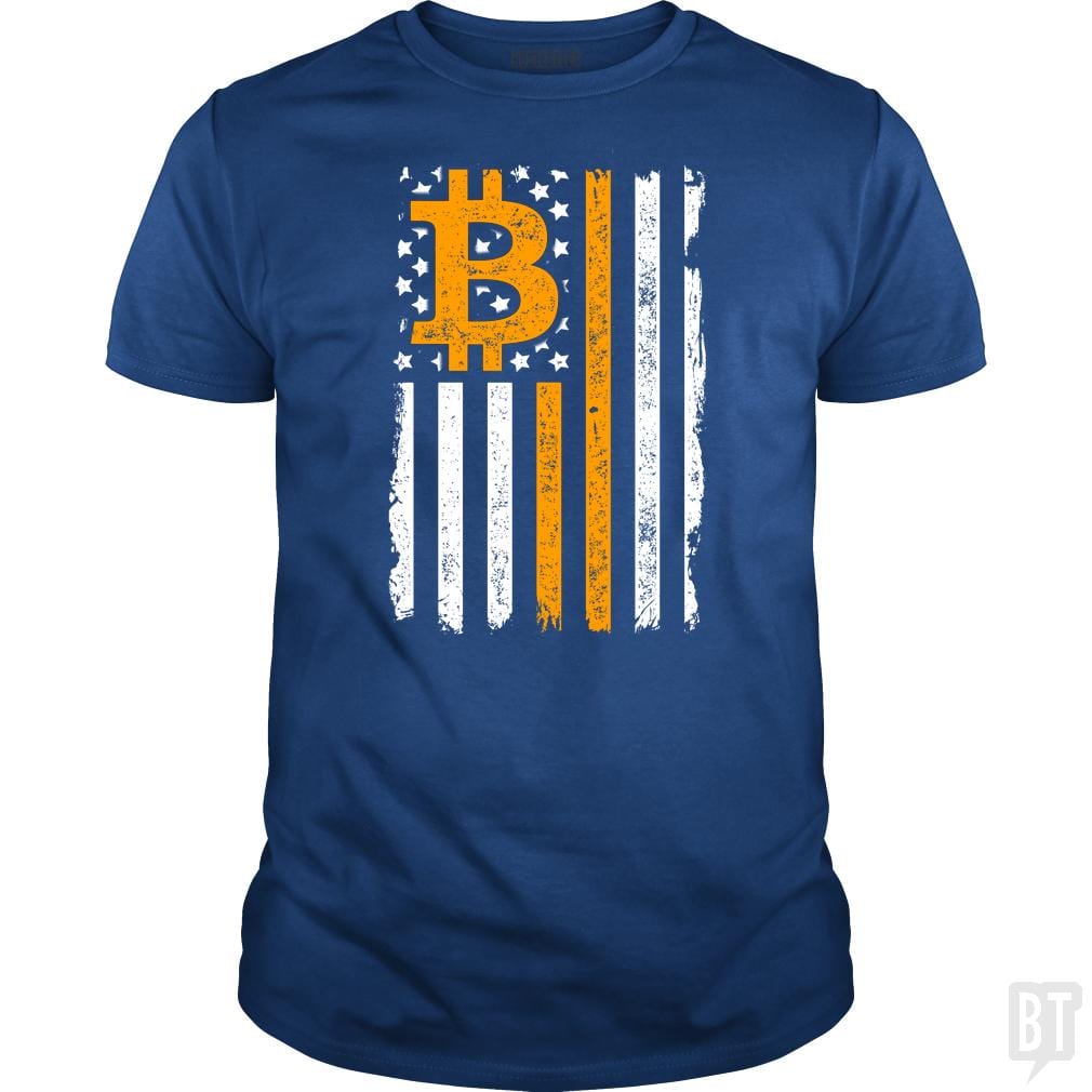 Bitcoin US Flag
