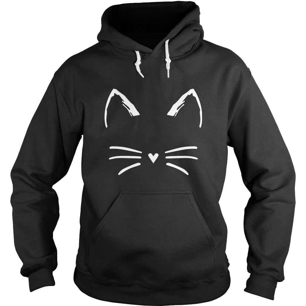 Cat Face Hoodie