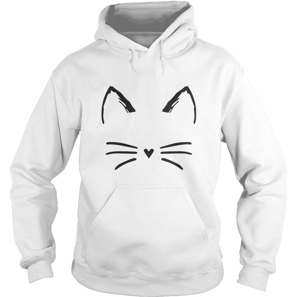 Cat Face Hoodie