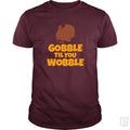 Funny Gobble Til You Wobble Thanksgiving