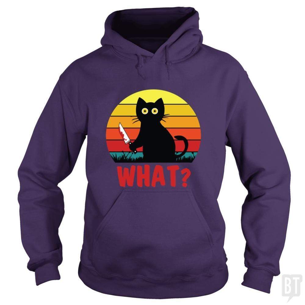 Retro Murderous Cat Hoodie