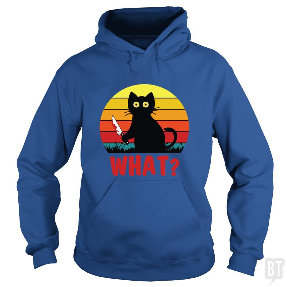 Retro Murderous Cat Hoodie