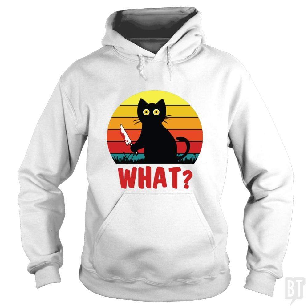 Retro Murderous Cat Hoodie