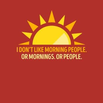 Morning People Hoodie