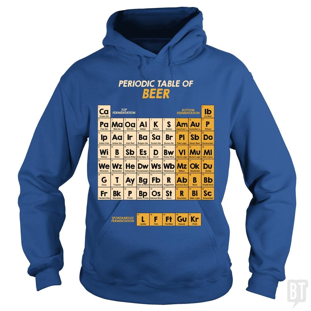 Periodic Table Of Beer Hoodie