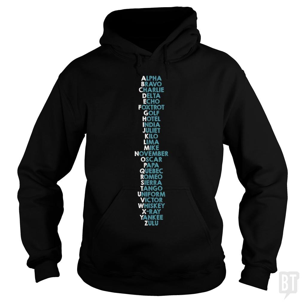 Phonetic Alphabet Hoodie