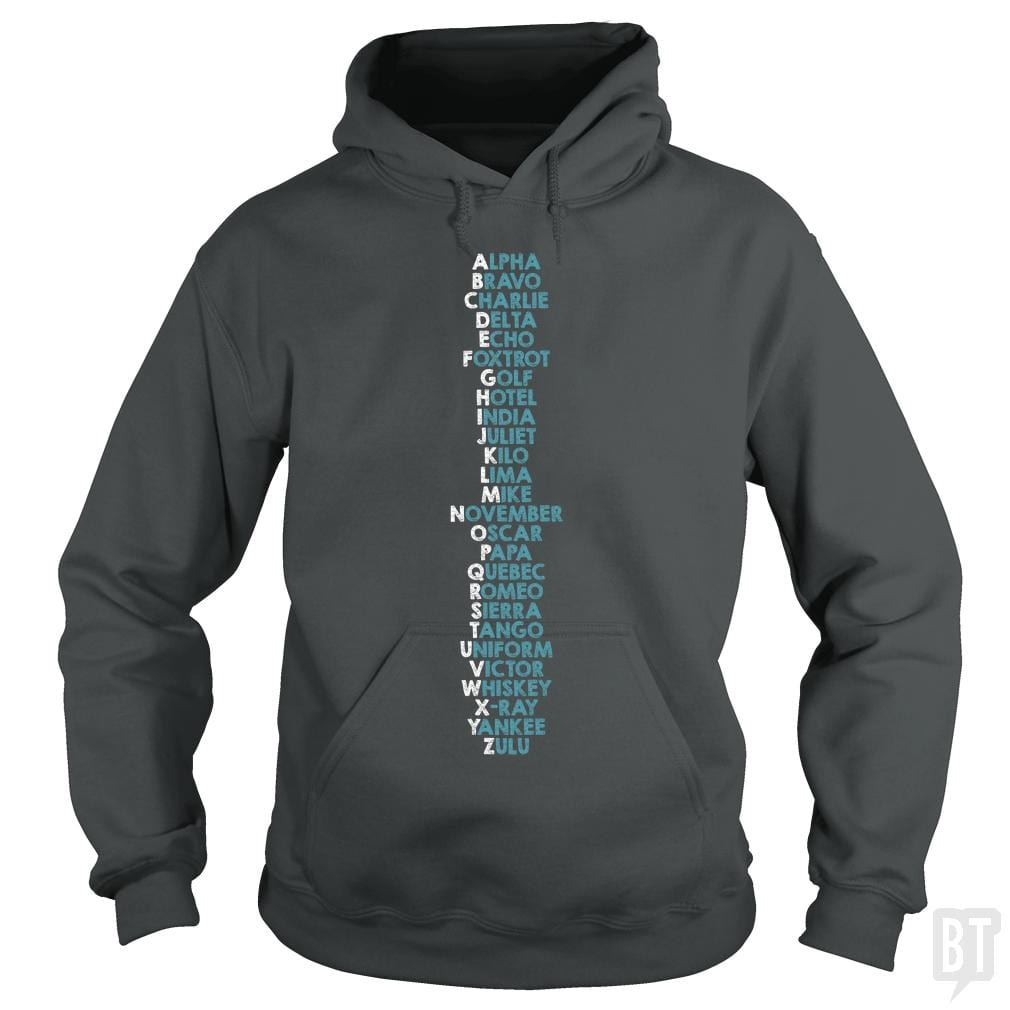 Phonetic Alphabet Hoodie