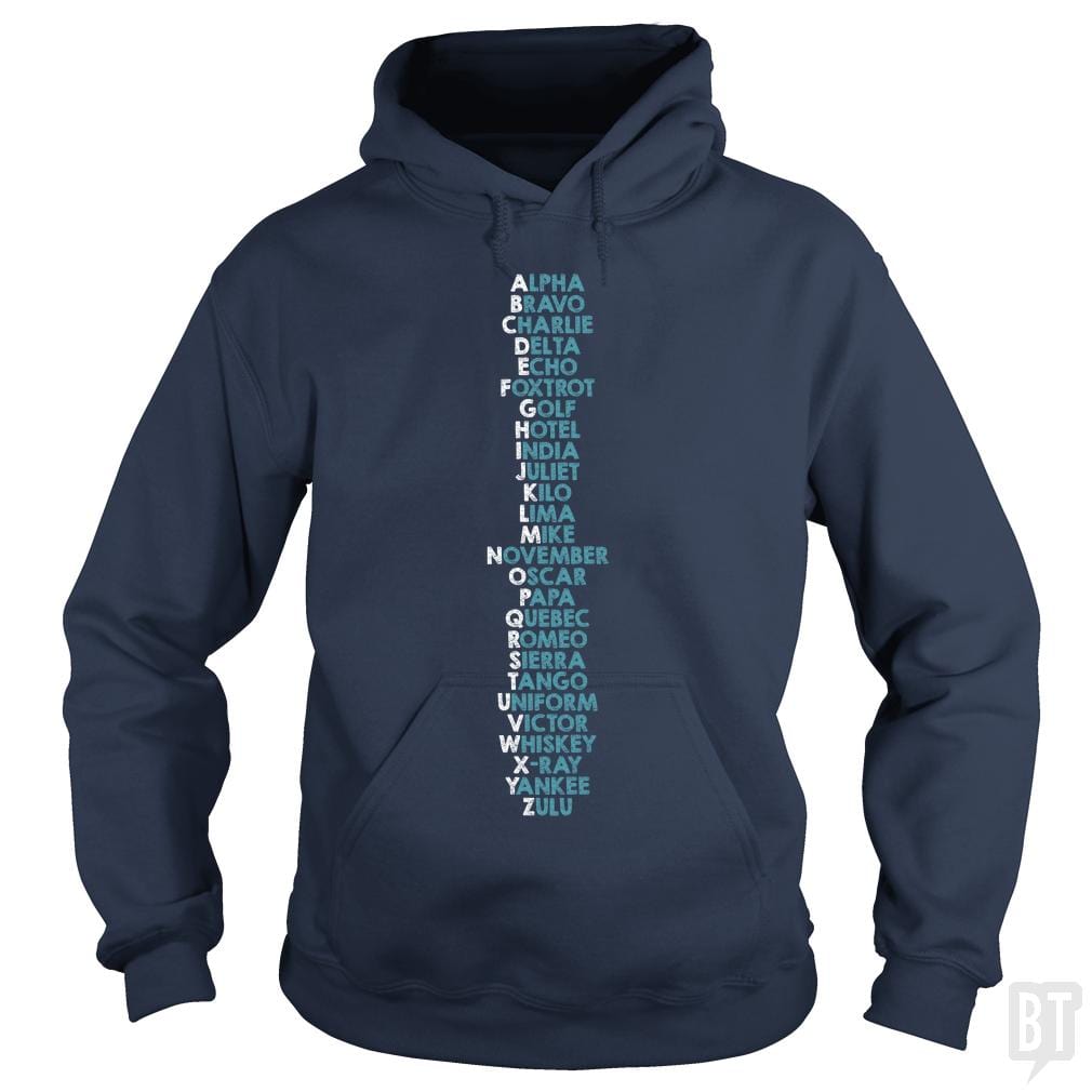 Phonetic Alphabet Hoodie