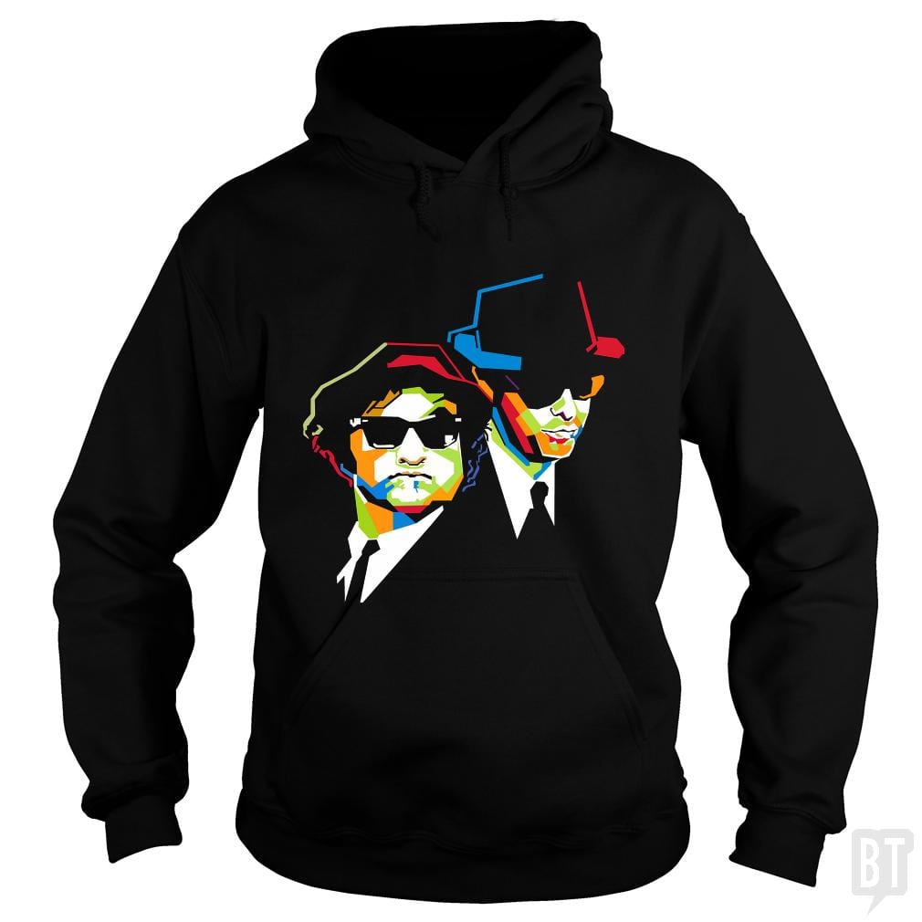 Blues Brothers Cubism Hoodie