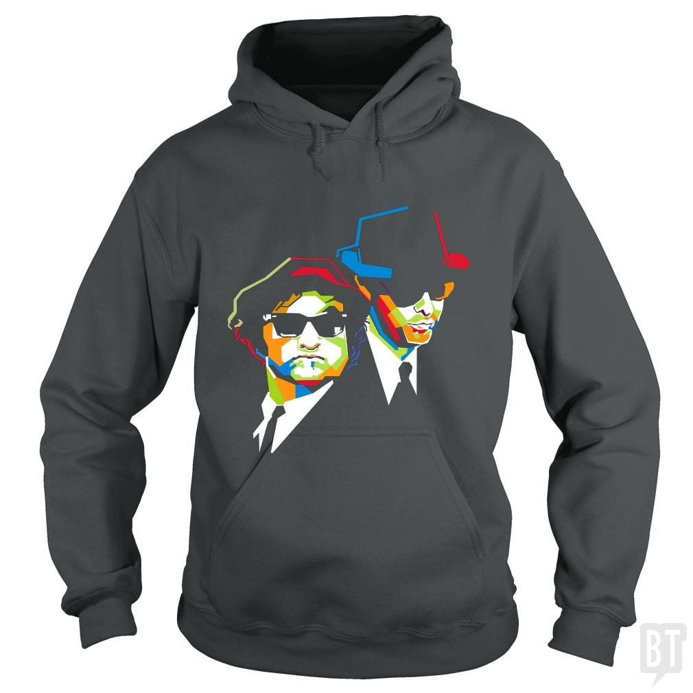 Blues Brothers Cubism Hoodie