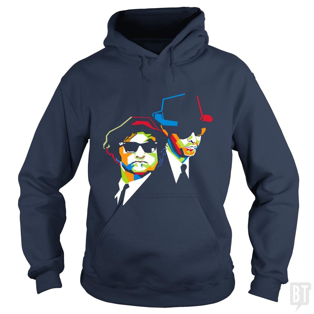 Blues Brothers Cubism Hoodie