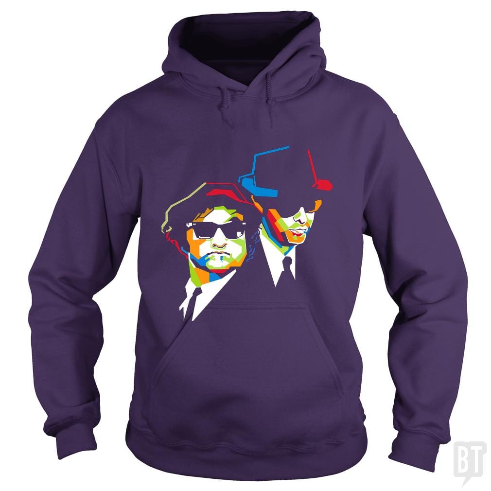 Blues Brothers Cubism Hoodie
