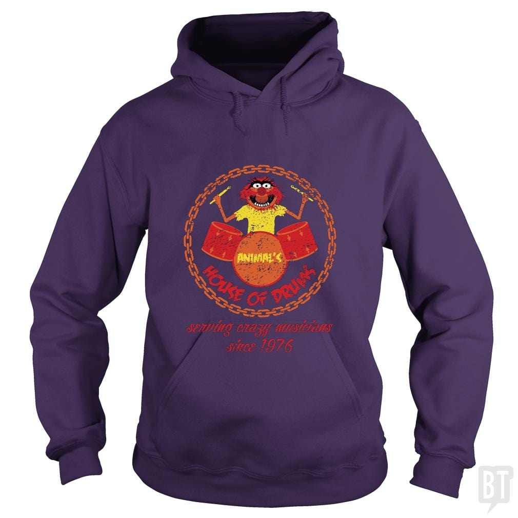 Animal House of Drums Hoodie