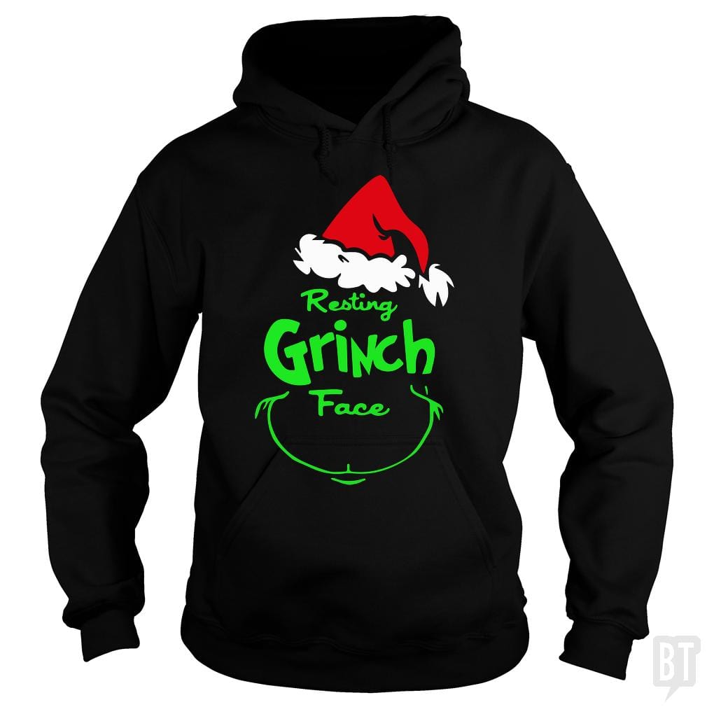 Resting Grinch Face Hoodie