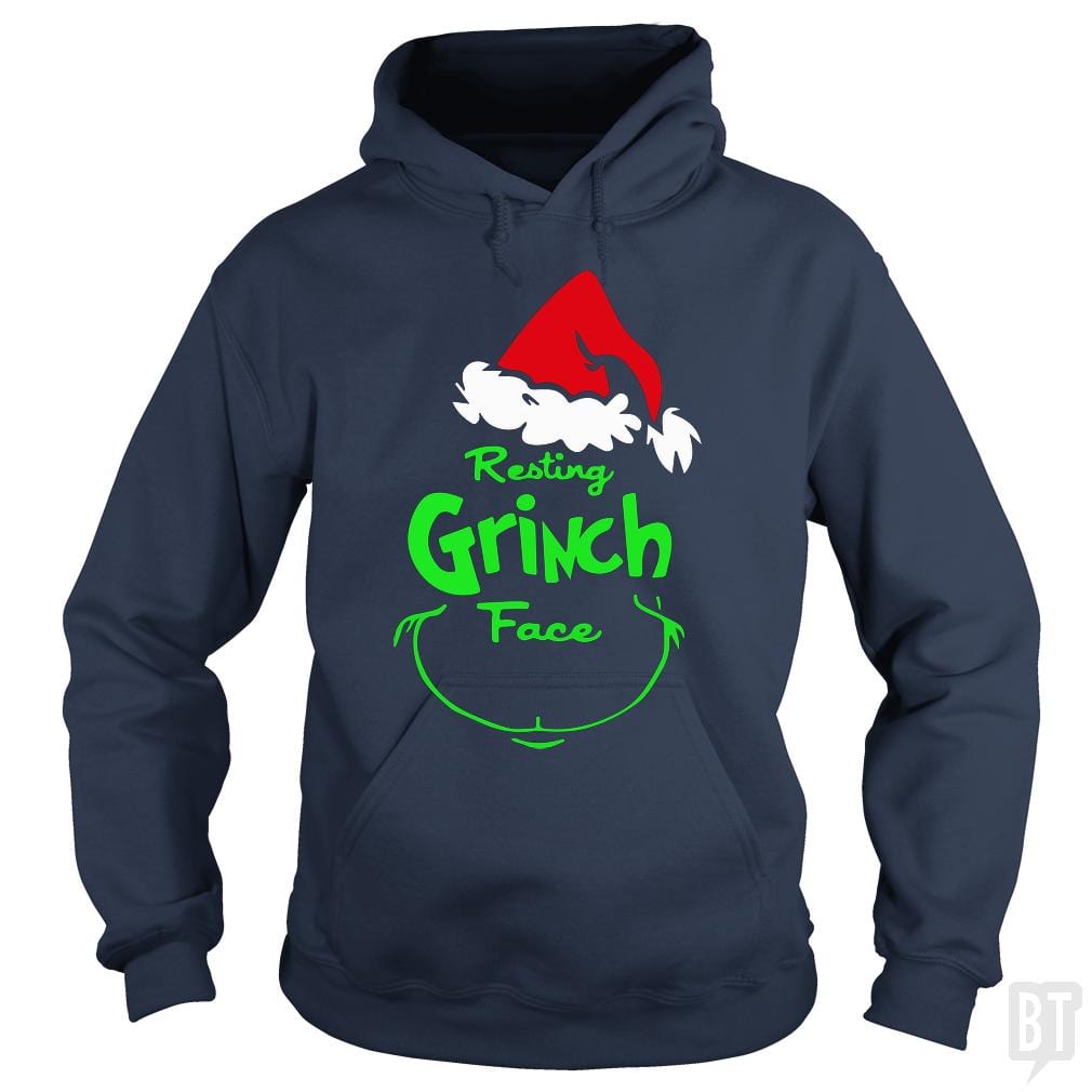 Resting Grinch Face Hoodie