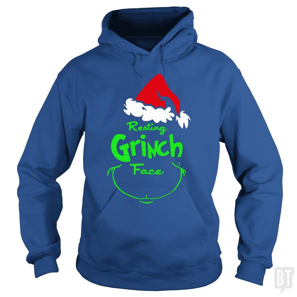 Resting Grinch Face Hoodie