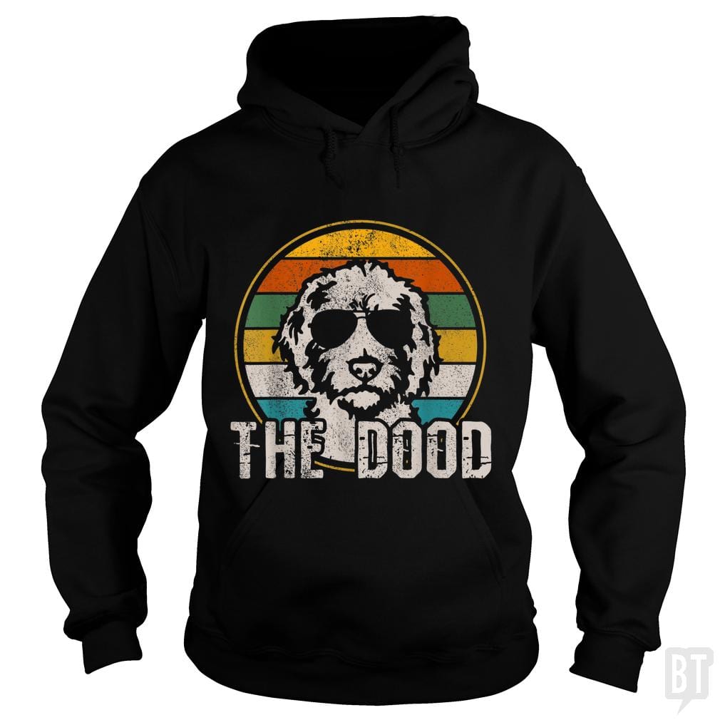 The Dood Vintage Retro Dog Hoodie