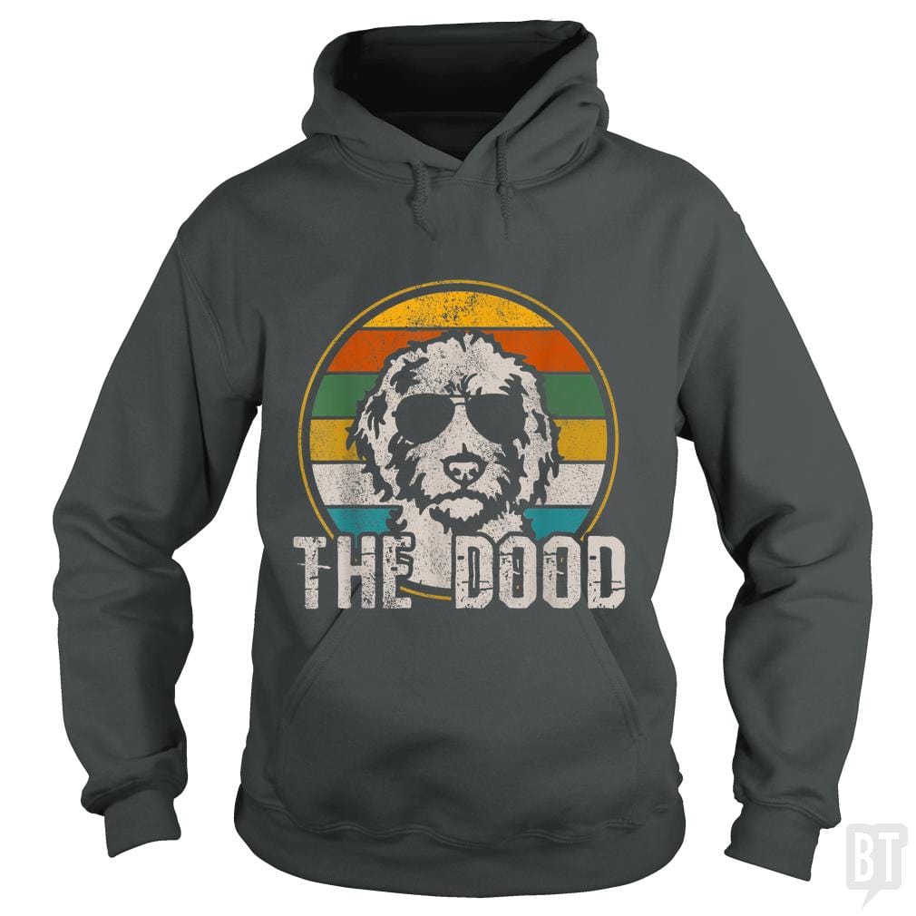 The Dood Vintage Retro Dog Hoodie