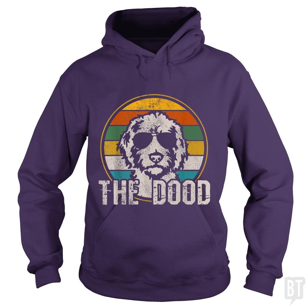 The Dood Vintage Retro Dog Hoodie