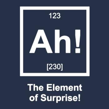 Ah! The Element Of Surprise Hoodie