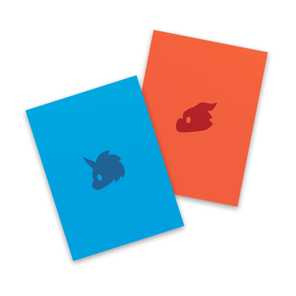 Tic Tac K.O. Dragons vs. Unicorns: Team Dragon + Team Unicorn Card Sleeve Bundle