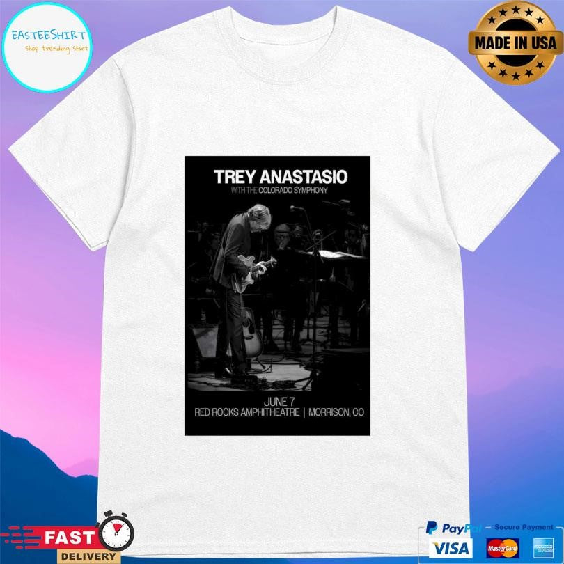 Trey Anastasio June 7 2026 Red Rocks Shirt