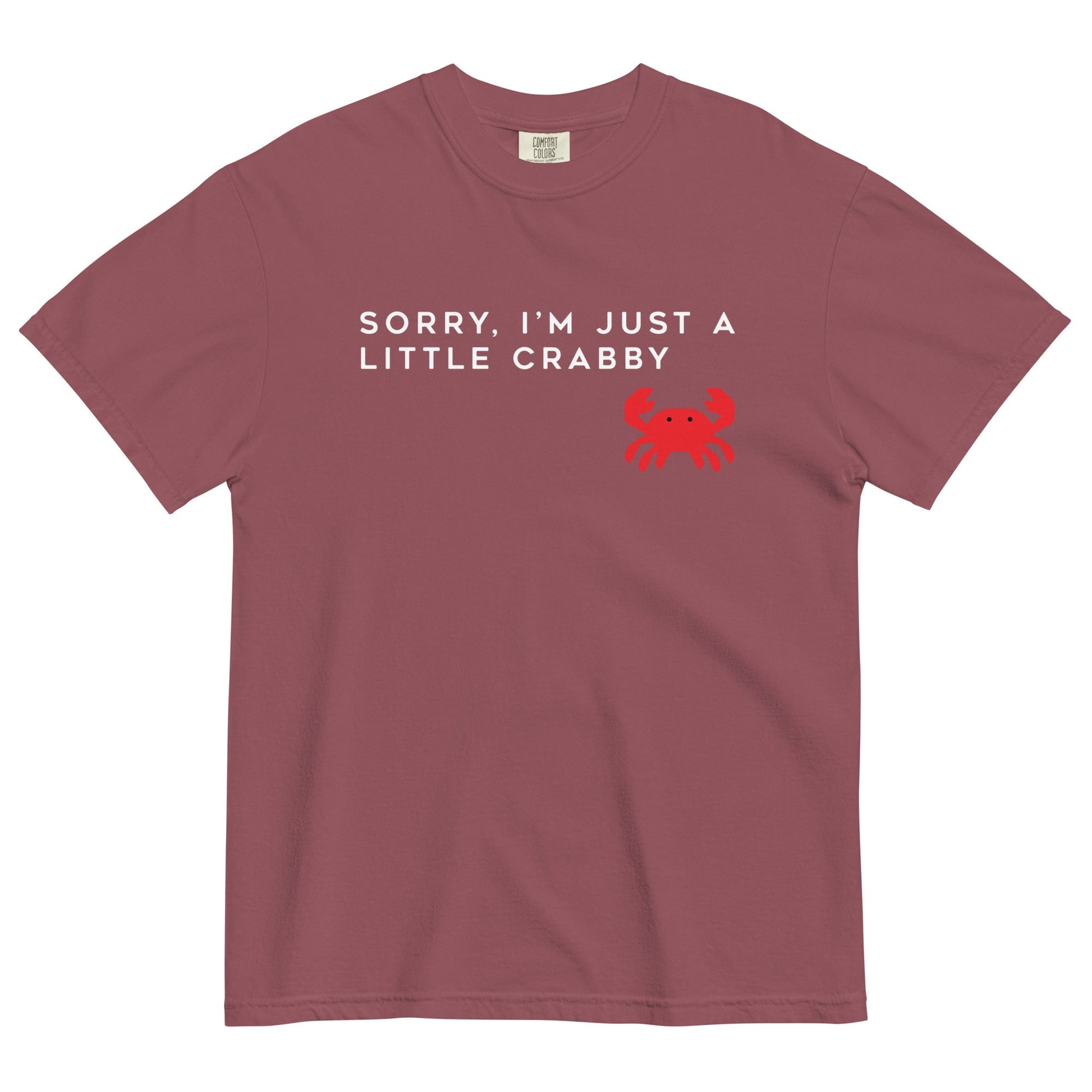 Sorry, I'm Just A Little Crabby Men's Relaxed Fit Tee