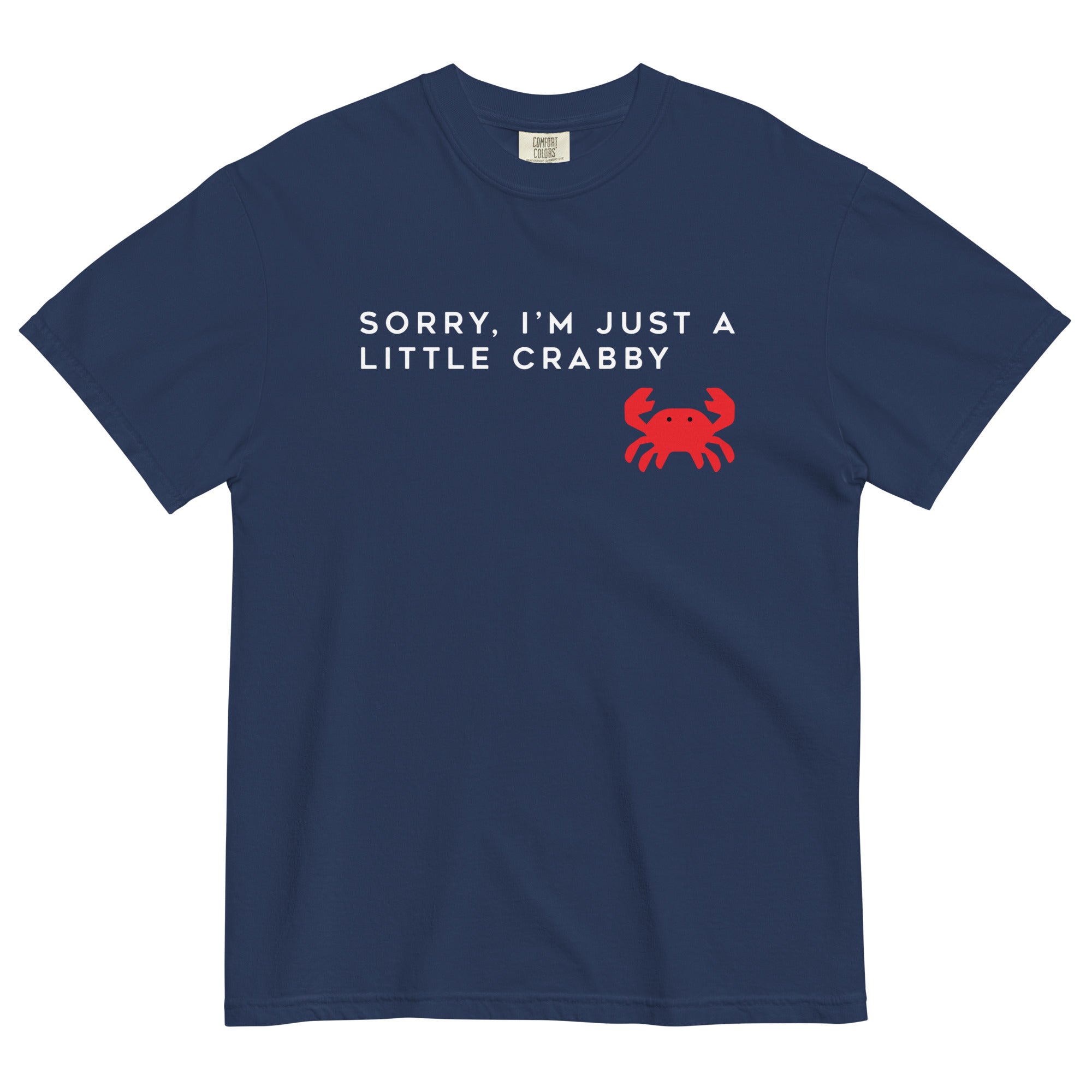Sorry, I'm Just A Little Crabby Men's Relaxed Fit Tee