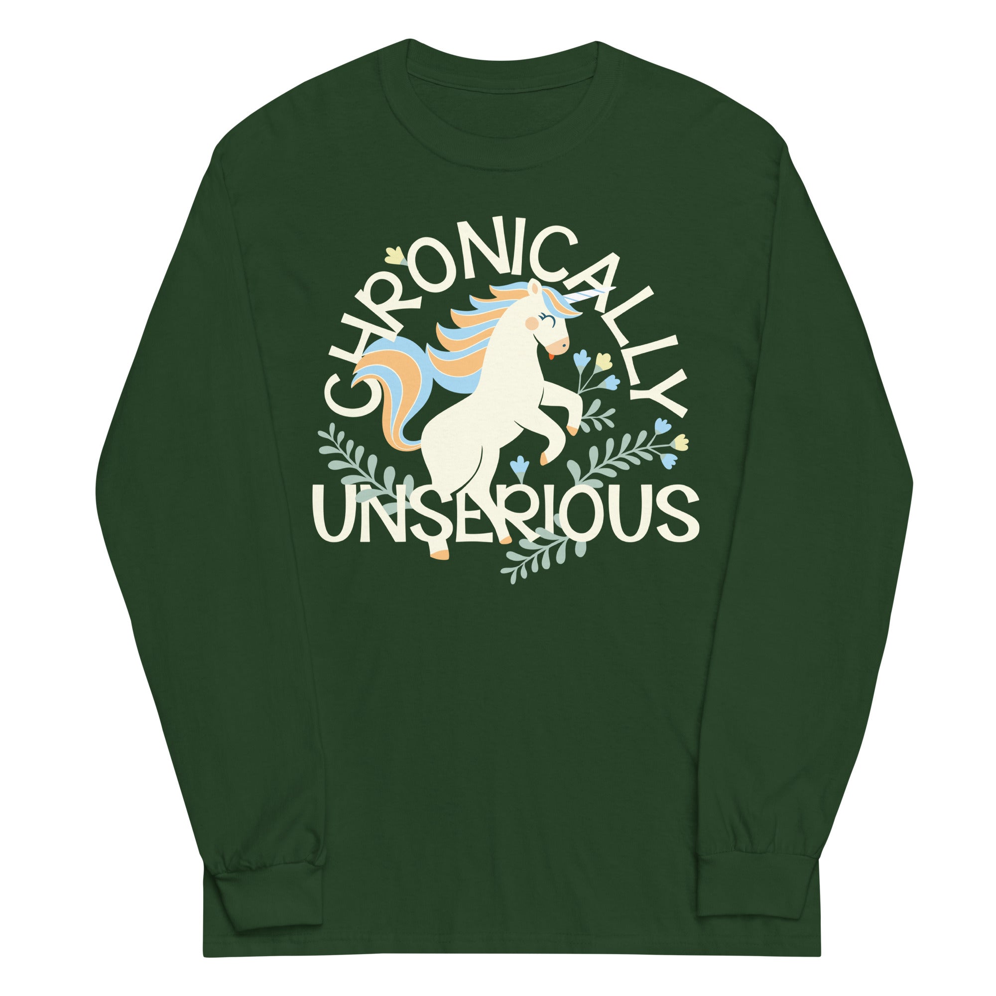 Chronically Unserious Unisex Long Sleeve Tee