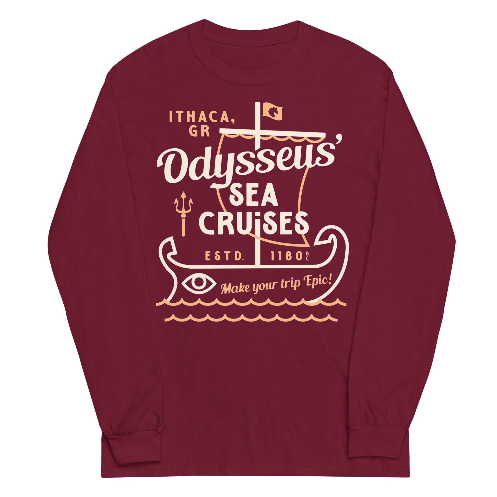 Odysseus Sea Cruises Unisex Long Sleeve Tee