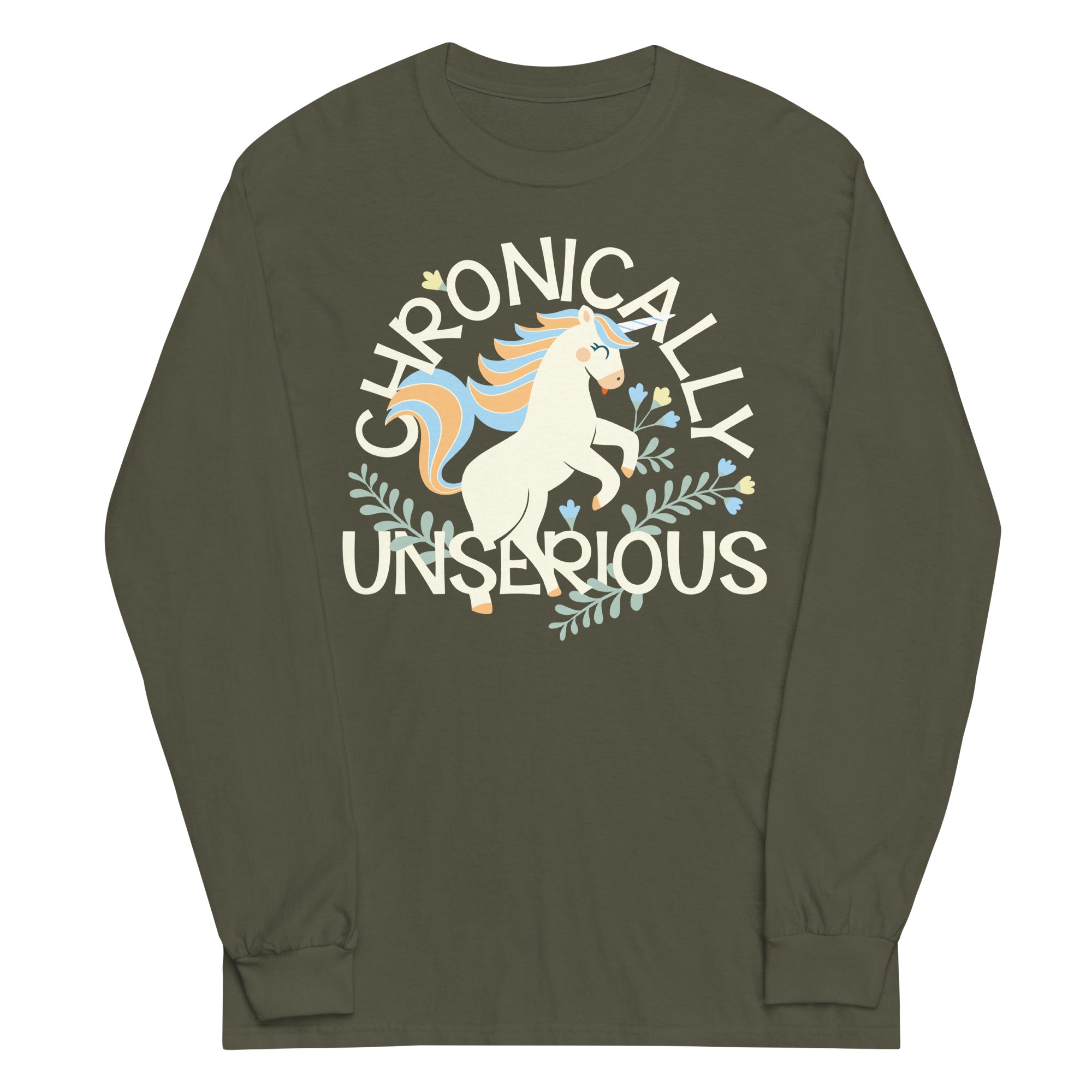 Chronically Unserious Unisex Long Sleeve Tee