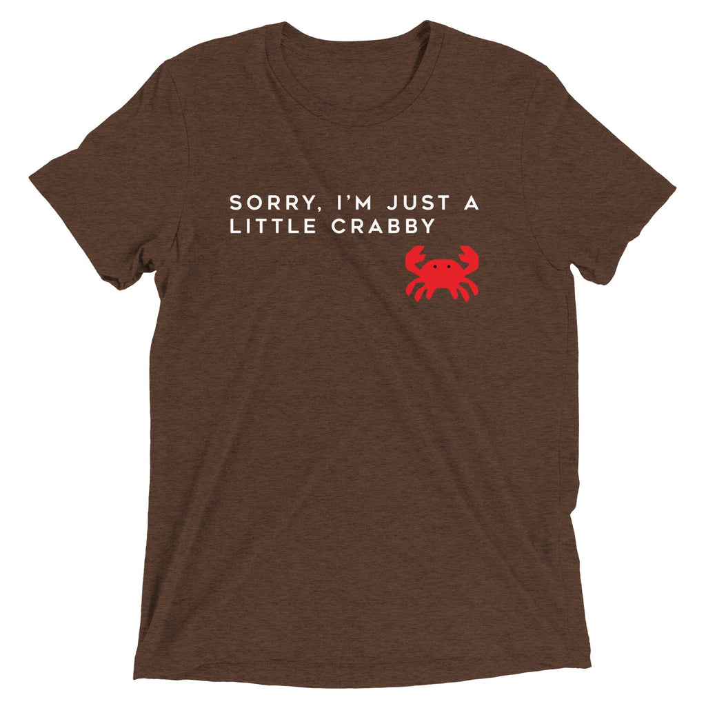 Sorry, I'm Just A Little Crabby Men's Tri-Blend Tee