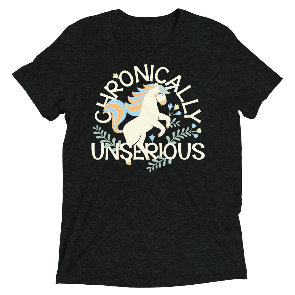 Chronically Unserious Men's Tri-Blend Tee