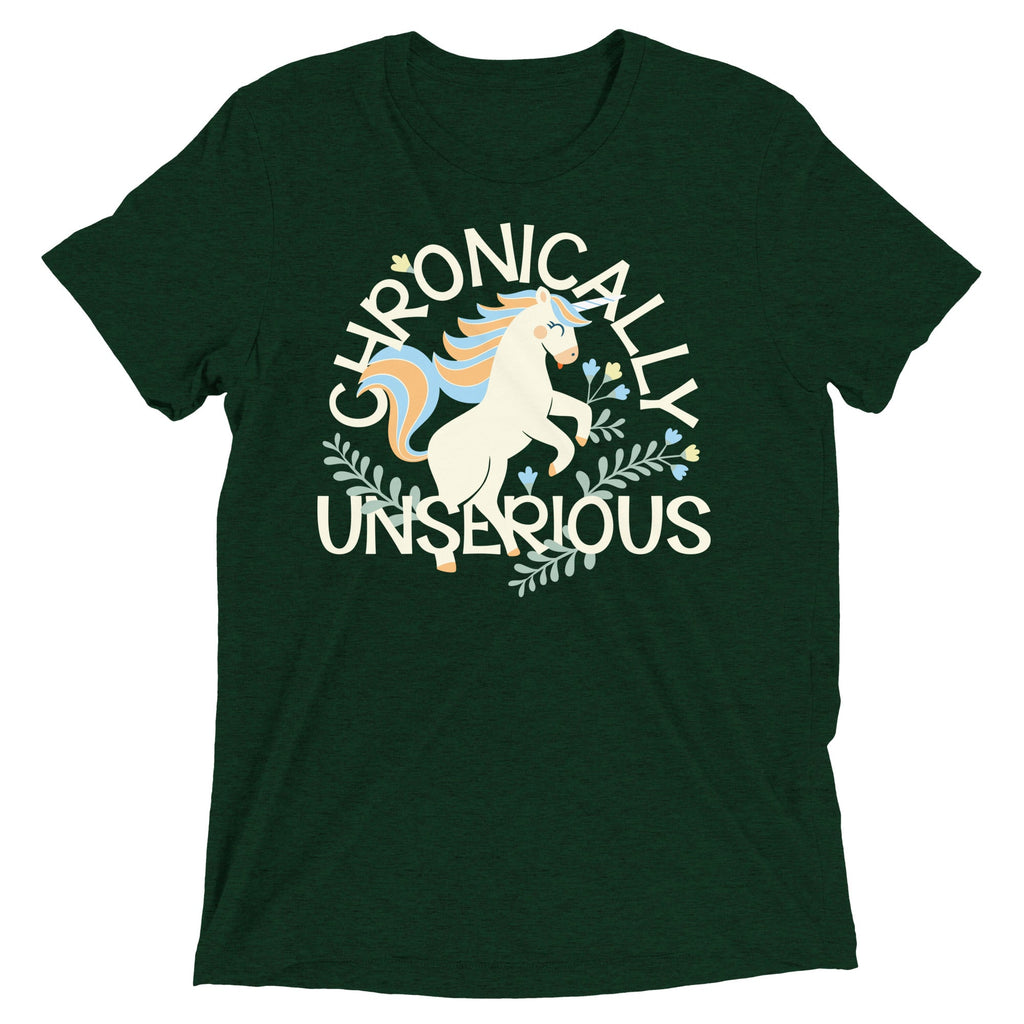 Chronically Unserious Men's Tri-Blend Tee