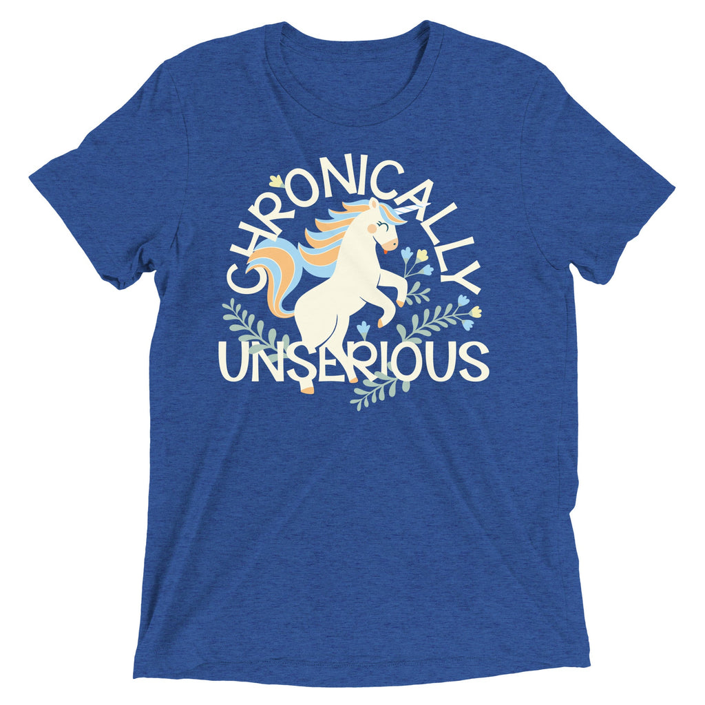 Chronically Unserious Men's Tri-Blend Tee