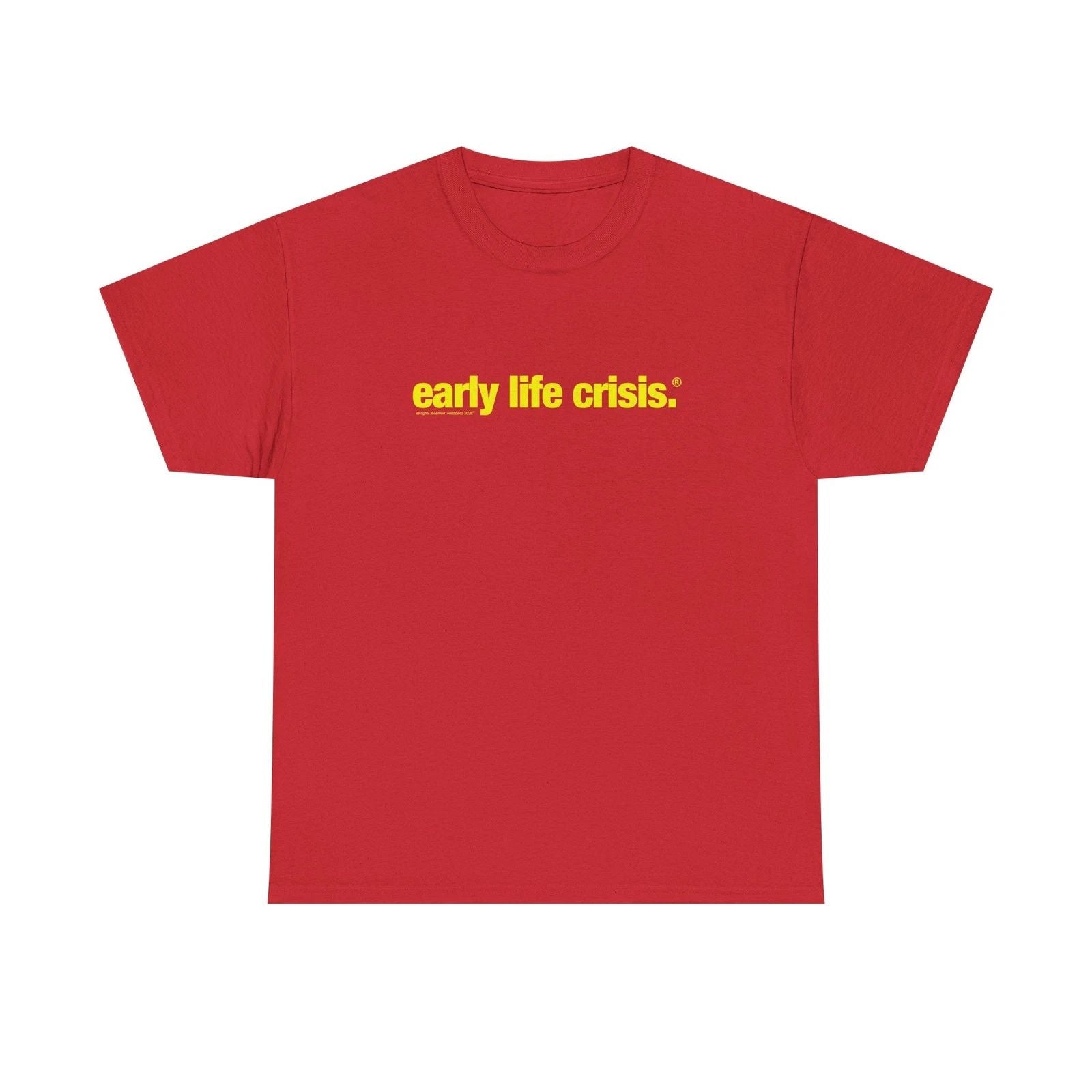 Nettspend Early Life Crisis Wordmark Album Tour Merch Tees Colors Tee (1)