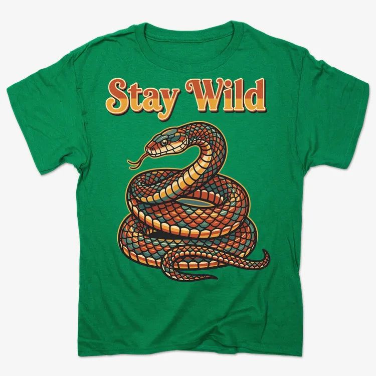 Stay Wild Snake Graphic Tee