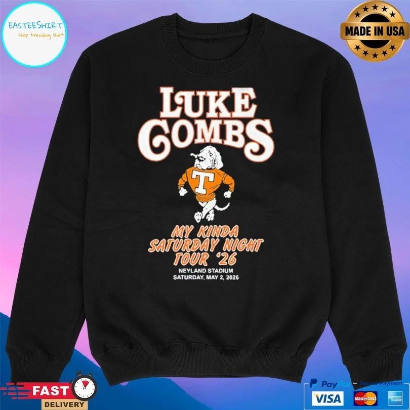 Luke Combs My Kinda Saturday Night Tour 26 Neyland Stadium Saturday May 2 2026 Shirt