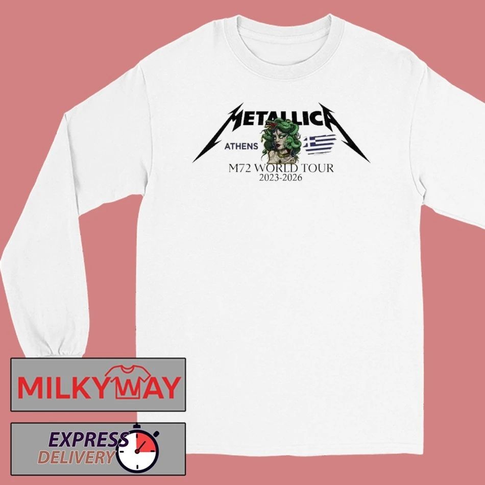 Metallica Athens M72 World Tour 2026 Shirt