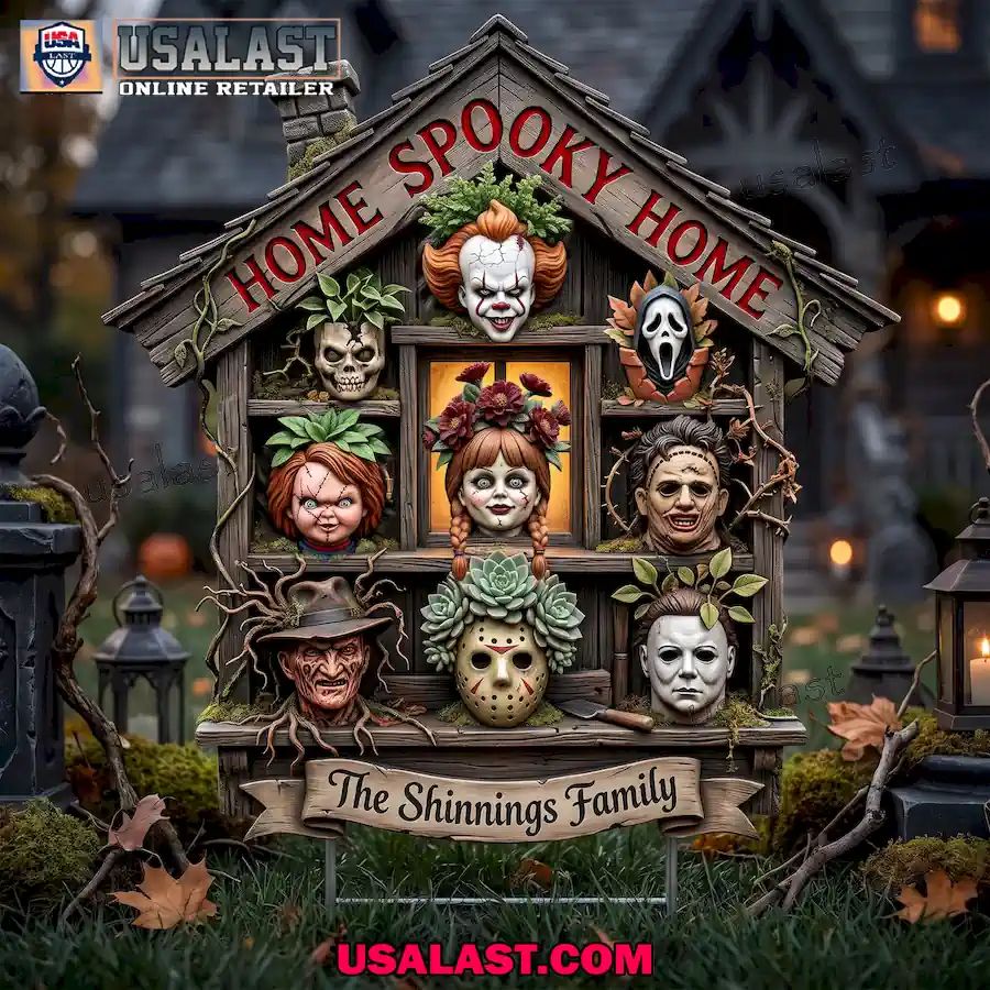 Horror Characters Spooky Home Halloween 2026 Custom Yard Sign